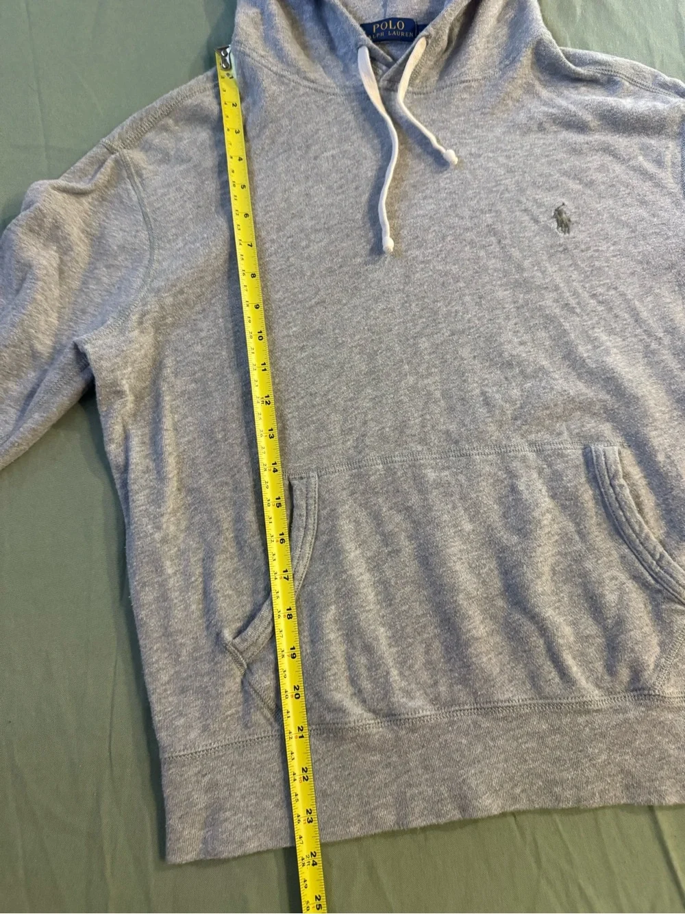 Men's Polo Ralph Lauren Pullover Hoodie Gray M